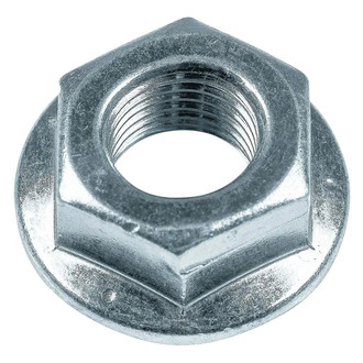 CURT® - Hex Flange Nut for Axle Shoulder Bolt - 7/16"-20 Thread End