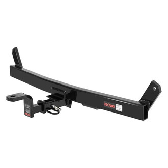 CURT® - Class 2 Square Concealed Trailer Hitch with 1-1/4" Receiver Opening (With Standard Ball Mount Insert, 3500/300 Weight Capacity)
