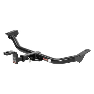 CURT® - Class 2 Round Exposed Trailer Hitch with 1-1/4" Receiver Opening (With Standard Ball Mount Insert, 2000/200 Weight Capacity)