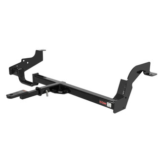 CURT® - Class 2 Square Exposed Trailer Hitch with 1-1/4" Receiver Opening (With Standard Ball Mount Insert, 3500/350 Weight Capacity)