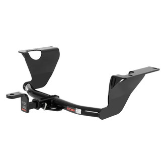 CURT® - Class 2 Round Exposed Trailer Hitch with 1-1/4" Receiver Opening (With Standard Ball Mount Insert, 3500/350 Weight Capacity)