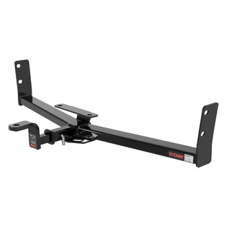 CURT® - Class 2 Square Exposed Trailer Hitch with 1-1/4" Receiver Opening (With Standard Ball Mount Insert, 3500/350 Weight Capacity)