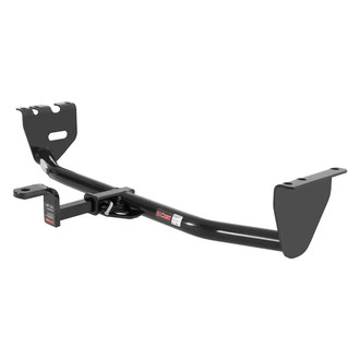 CURT® - Class 2 Round Exposed Trailer Hitch with 1-1/4" Receiver Opening (With Standard Ball Mount Insert, 3500/350 Weight Capacity)