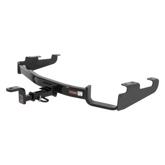CURT® - Class 2 Square Concealed Trailer Hitch with 1-1/4" Receiver Opening (With Standard Ball Mount Insert, 3500/350 Weight Capacity)