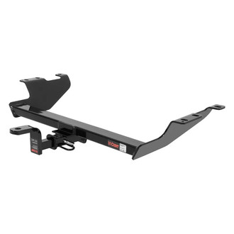 CURT® - Class 2 Square Concealed Trailer Hitch with 1-1/4" Receiver Opening (With Standard Ball Mount Insert, 3500/350 Weight Capacity)