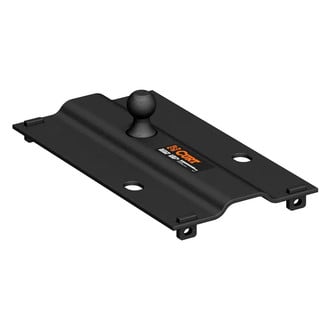CURT® - Bent Plate 5th Wheel Rail Gooseneck Hitch with 2-5/16" Trailer Ball