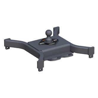CURT® - Spyder 5th Wheel Rail Gooseneck Hitch with 2-5/16" Trailer Ball and Safety Chain Hook-Up