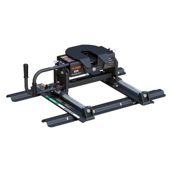 CURT® - E16 Series 5th Wheel Hitch Head with Roller and Rails