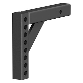 CURT® - 9-3/4" Drop Adjustable Hitch Bar for 2" Receivers (10" Length, 7-3/4" Rise)