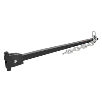 CURT® - Short Replacement Weight Distribution Trunnion Spring Bar with Pre-Assembled Chain (1500 lbs TW)