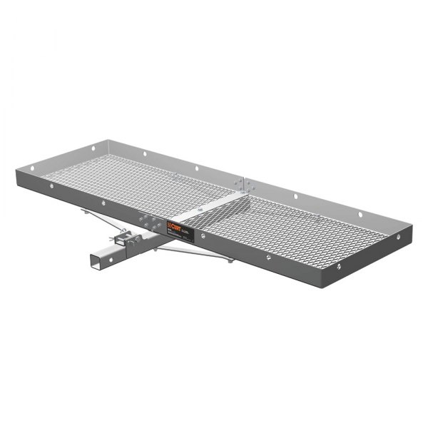 CURT® - Aluminum Tray Cargo Carrier with Folding Shank