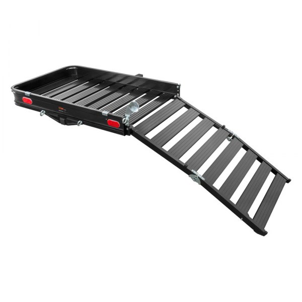 CURT® - Aluminum Hitch Cargo Carrier With Ramp for 2" Receivers