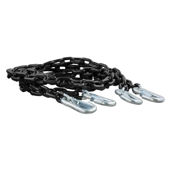 CURT® - Safety Chain Assembly Powder Coated Includes 1/4" X 60" Chain with Safety Latch Hooks