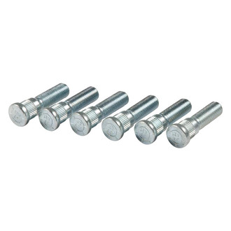 CURT® - Wheel Lug Stud - 1/2"-20 x 2", Zinc (6-Pack)