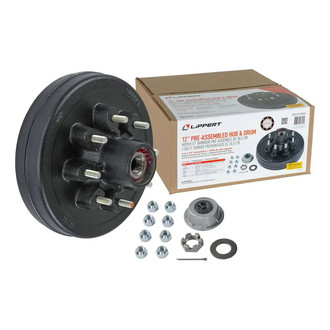 CURT® - Complete Pre-Greased Hub Assembly with Lug Nuts - 7,000-lb. Axles, 1/2” Stud #2024013260
