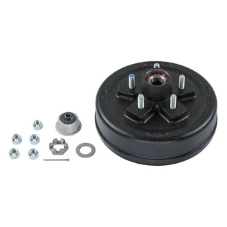 CURT® - Complete Pre-Greased Hub Assembly with Lug Nuts - 3,500-lb. Axles, 1/2" Stud