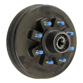 CURT® - Threaded Trailer Idler Hub - 12K, 8 on 6-1/2", 16-17-1/2" Wheel Size, 5/8" Studs