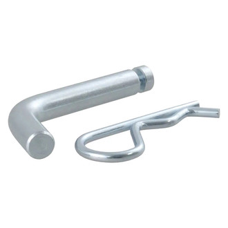 CURT® - 1/2" Zinc Grooved With Clip for 1-1/4" Receivers