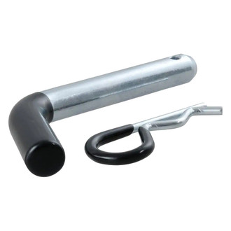 CURT® - 5/8" Zinc/Black Hitch Pin & Clip for 2" Receivers