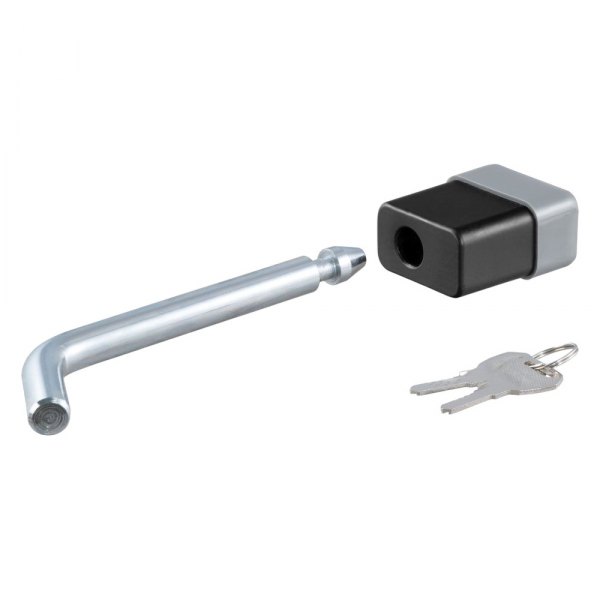 CURT® - 1/2" Chrome Hitch Lock for 1-1/4" Receivers