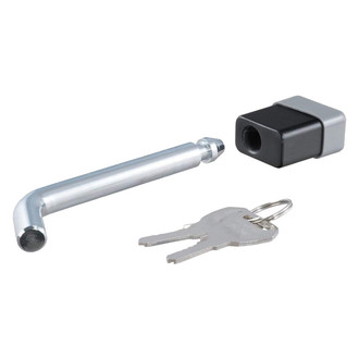 CURT® - F-379 5/8" Chrome Hitch Lock for 2" and 2-1/2" Receivers (30000 lbs Shear Strength)