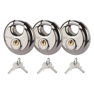 CURT® - Stainless Steel Disc Locks, 3-Pack