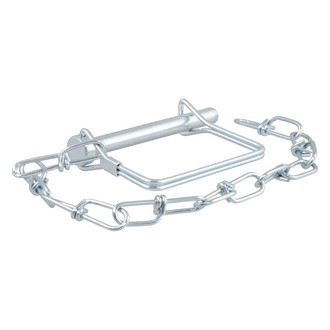 CURT® - Zinc Safety Pin with Chain