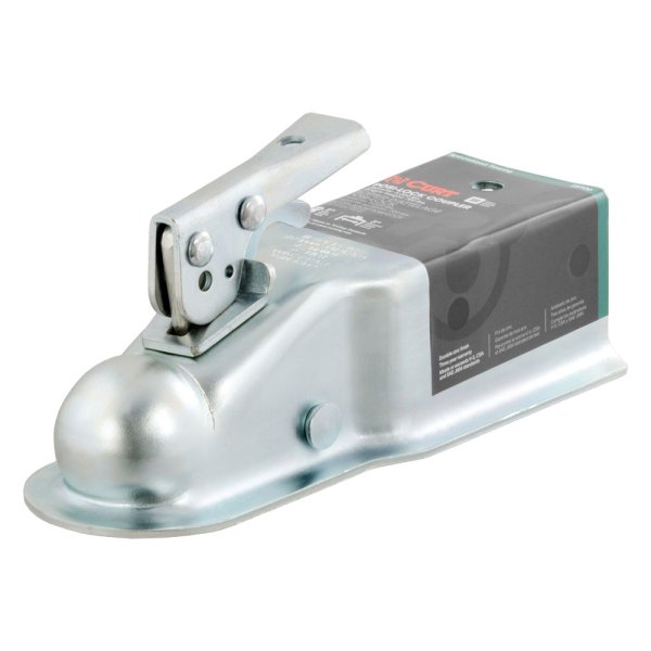 CURT® - Class 3 Zinc Posi-Lock Trailer Coupler with 3" Channel for 2" Balls (5000 lbs GTW / 700 TW)