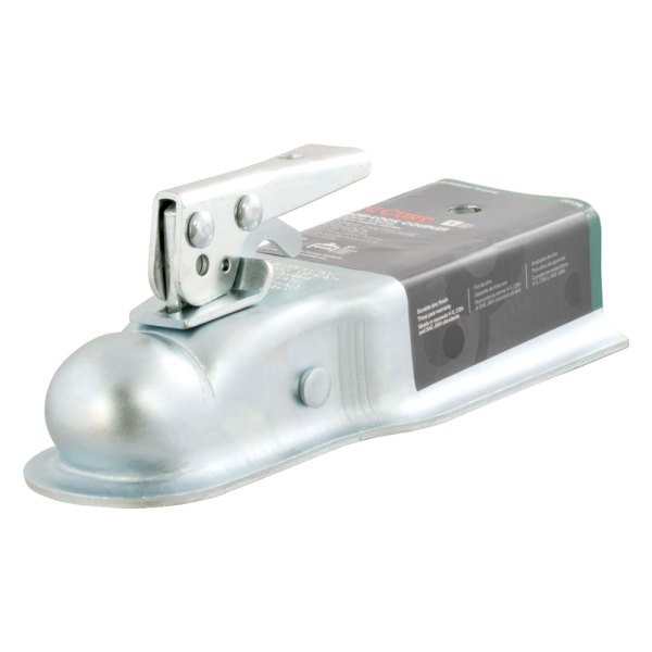 CURT® - Class 2 Zinc Posi-Lock Trailer Coupler with 3" Channel for 2" Balls (3500 lbs GTW / 500 TW)