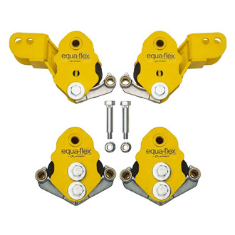 CURT® - Equa-Flex® Rubberized Equalizer Triple Axle Kit, 3,000 to 6,000 lbs.