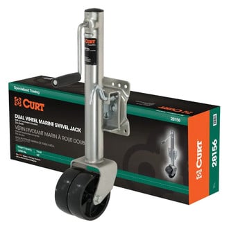 CURT® - Marine Jack with Dual Wheels