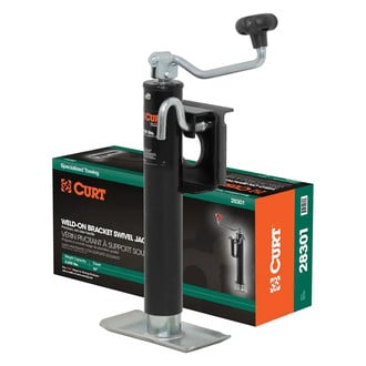 CURT® - Bracket Mount Topwind Swivel Jack