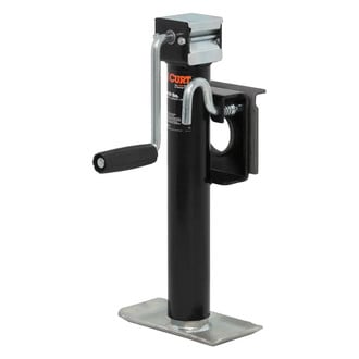 CURT® - Bracket Mount Sidewind Swivel Trailer Jack
