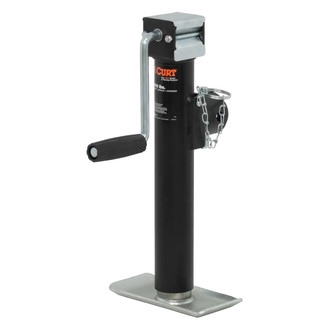 CURT® - Pipe-Mount Swivel Sidewind Trailer Jack