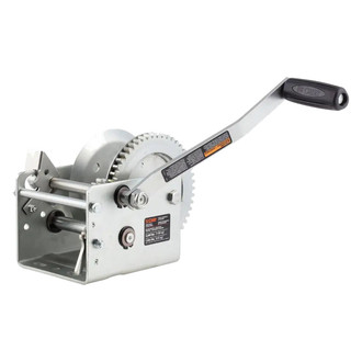 CURT® - 2,600 lbs Hand-Crank 2-Speed Winch