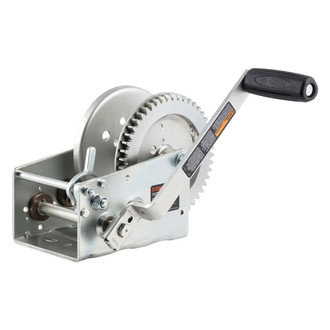 CURT® - 3,200 lbs Hand-Crank 2-Speed Winch