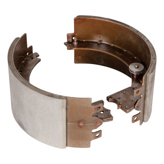 CURT® - Trailer Brake Shoes & Lining Kit - 12-1/4" x 5" Passenger-Side Self-Adjusting