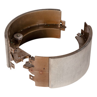 CURT® - Trailer Brake Shoes & Lining Kit - 12-1/4" x 5" Driver-Side Self-Adjusting