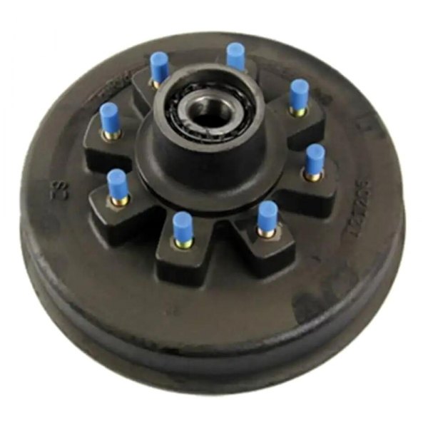 CURT® - Brake Drum Hub Assembly for 8,000-lb. Hybrid Axle - 8 on 6.5", 5/8" Stud