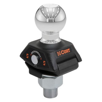 CURT® - RockerBall Cushion Chrome Trailer Hitch Ball