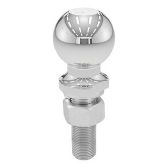 CURT® - 2-5/16" Trailer Ball (1" x 3" Shank, 6,000 lbs., Chrome, Packaged)