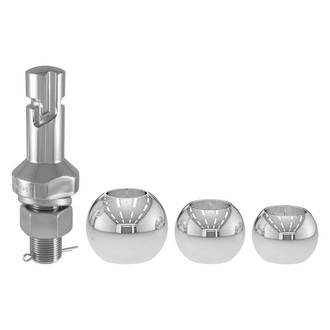 CURT® - 1-7/8", 2" and 2-5/16" Switch Chrome Trailer Hitch Ball Set
