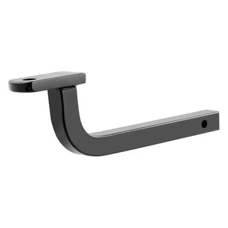 CURT® - Class 2 No Drop 3-7/8" Rise Black Powder Coat Ball Mount for 1-1/4" Receivers