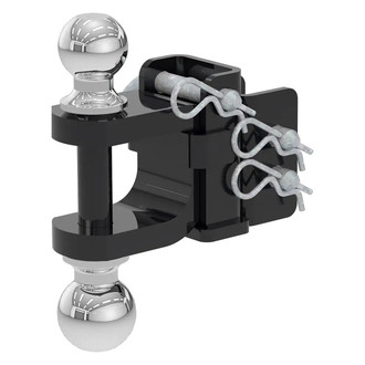 CURT® - Adjustable Drawbar Dual-Ball and Clevis Bar Mount