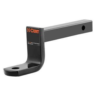 CURT® - Class 2 3-1/4" Drop / 2-5/8" Rise Black Powder Coat Ball Mount for 1-1/4" Receivers