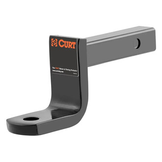 CURT® - Class 1 3-1/4" Drop / 2-5/8" Rise Black Powder Coat Ball Mount for 1-1/4" Receivers