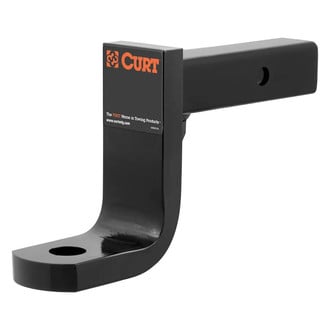 CURT® - Class 4 / 5 HD 6" Drop / 4-3/4" Rise Black Powder Coat Ball Mount for 2" Receivers
