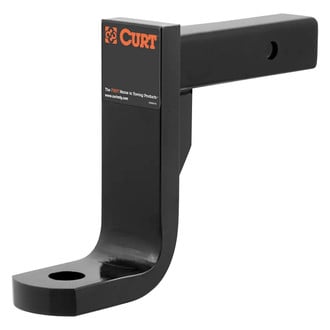 CURT® - Class 4 / 5 HD 8" Drop / 6-3/4" Rise Black Powder Coat Ball Mount for 2" Receivers