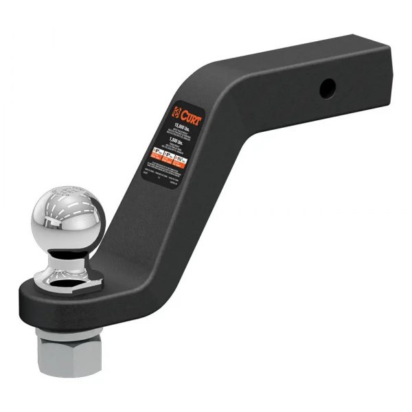 CURT® - Loaded Forged Ball Mount with 2-5/16" Ball (2" Shank, 15,000 lbs, 6" Drop)