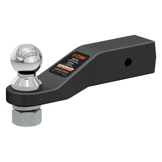 CURT® - Class 5 Forged 2" Drop Carbide Black Ball Mount for 2-1/2" Receivers